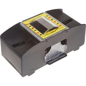 Brybelly Two Deck Automatic Card Shuffler - Battery-Operated Electric Shuffler - Great for Home & Tournament Use for Classic Poker & Trading Card Games