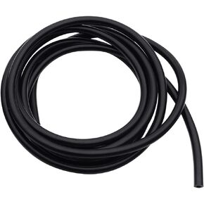 High Performance Black Silicone Vacuum Hose, ID 12mm, OD 18mm, 10 Feet length (3 Meter)