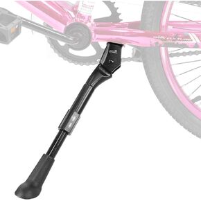 Lumintrail Adjustable Height Bike Kickstand for Adult Bikes – Bicycle Kick Stands Fits Most 24, 26, 27.5, 29 inch or 700c - Great for Mountain Bike