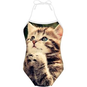 بدلة سباحة صيفية بدون أكمام للفتيات من SEANATIVE للرقص باليه والجمباز وأشرطة قابلة للتعديل in Kuwait