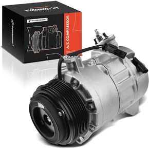 A-Premium Air Conditioner AC Compressor with Clutch Compatible with Chevrolet Traverse 3.6L 2013-2020, Buick Enclave 3.6L 2013-2020 & GMC Acadia 3.6L 2013-2017, Acadia Limited 3.6L 2017