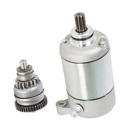 Silscvtt Starter and Drive Replacement for Polaris Sportsman 500 HO Big Boss Big Boss ATP 500 Magnum 325 330 Sportsman 335 400 450 3084981 3090188 410-54020 SMU0061