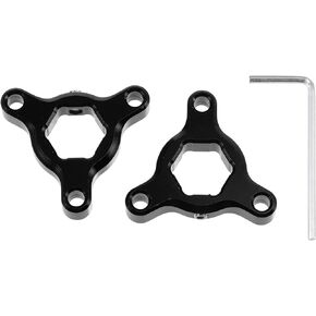 ACROPIX 14mm Black Aluminum Alloy Racing Motorcycle Rider CNC Fork Preload Adjusters for Most Motorcycle - Pack of 2