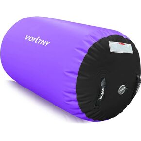 VOFiTNY Inflatable Gymnastics Air Barrel Tumbling Octagon Mat Roller Back-bend Trainer for Home/Gym