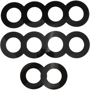 WQSING 50mm Bucket Pin Shim Kit Compatible with Caterpillar CAT Bobcat Deere Komatsu Excavator Skid Steer Heavy Equipment