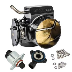 YESHMA 92MM Throttle Body for LS1 LS2 LS3 LS6 LS7 LSX Intake Manifold with Throttle Position Sensors TPS & Idle Air Control IAC Aluminum Black