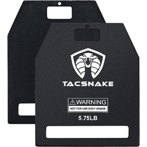 Tacsnake Weight Vest Plates 5.75 LB/ 8.75 LB/ 14.75 LB Pair for Weighted Vest, Strength Training, Running, Workout