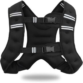 VIVITORY Weighted Vest Workout Equipment, 11lbs/18lbs Body Weight Vest for Men, Women, Strength Training, Running, Fitness, Muscle Building, Weight Loss, Weight lifting