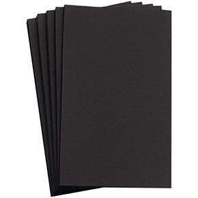 Hamilco 11x17 Black Cardstock Paper 80 lb Cover Card Stock 25 Pack