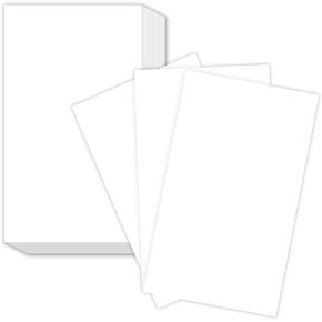 8 1/2 x 14" White Legal Size Card Stock Paper - Premium Smooth 65lb Cover Cardstock - Perfect for Documents, Programs, Menus Printing | 100 Sheets Per Pack