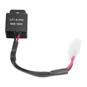 Flasher Relay, LED Flasher Relay, 12V 150W no Load Resistors Needed for Motorcycles Cars