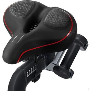 Oversized Bike Seat for Peloton Bike & Bike Plus, Comfort Exercise or Road and Electric Bike Seat Cushion Extra Wide, Bike Saddle Replacement for Women & Men, Accessory for Bikes