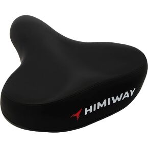 مقعد دراجة كبير الحجم من Himiway للنساء والرجال، وسادة مقعد دراجة عريضة فائقة النعومة، سرج مقعد دراجة مريح وجيد التهوية متوافق مع Peloton، والقرطاسية، والتمرين، والجبال، ودراجات الطريق (#1)