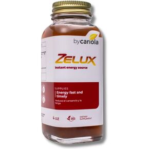 Zelux Dietary Supplement 4 oz Instant Energy Source - Men's Test Booster - Natural Stamina - Endurance - Energy Booster - Natural Ingredients Damiana, Tribulus Terrestri, Ginkgo Biloba, Maca