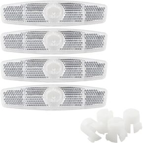 4pcs Riding Bike Bicycle Warning Reflector Bicycle Wheel Spoke Reflector for Mountain Bike Road Bike Decoration Safety Warning, White