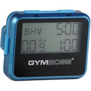 Gymboss Interval Timer and Stopwatch - Teal/Blue Metallic Gloss