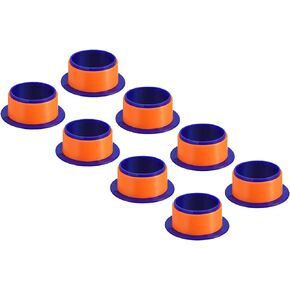 PATIKIL 3inch Shrink Wrap Handle, 8pcs Stretch Wrap Dispenser Stretch Film Dispenser Plastic Hand Dispenser Saver Protection for 3inch Core Furniture Wrapping Moving Packing, Orange