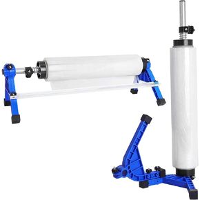 2 in 1 Table Stretch Film Dispenser Manual Pallet Wrapper Stretch Film Packing Wrapping Machine, Maximum Film Width 21.65"