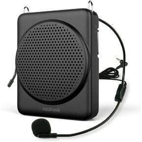 NORWII Mini Voice Amplifier, 3 Hours Quick Charging and up to 30 Hours Play, Portable Voice Amplifier for Teachers, Training, Tour Guide, etc (Black) in Kuwait