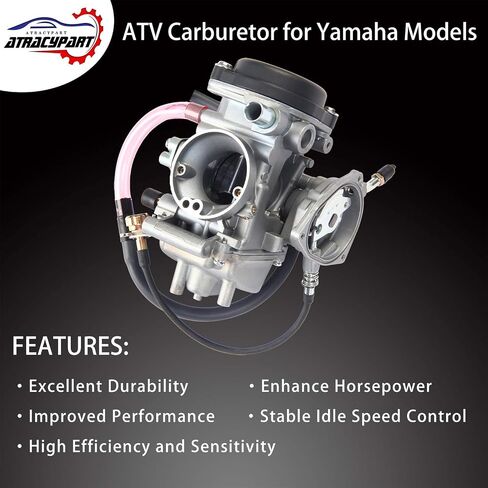 كاربوريتر كارب لـ ATV Yamaha 2000-2006 Kodiak 400 YFM400 & Big Bear 400، 2004-2006 Bruin 350، 2007-2011 Grizzly 350، 2007-2012 Grizzly 450، 2006-2009 Wolverine 350، 2007-2010 W أولفيرين 450 in Saudi Arabia