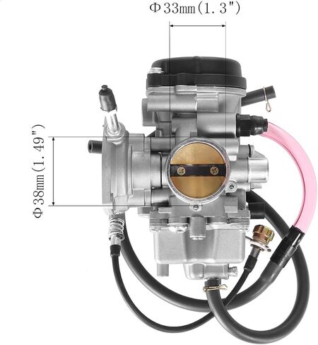 كاربوريتر كارب لـ ATV Yamaha 2000-2006 Kodiak 400 YFM400 & Big Bear 400، 2004-2006 Bruin 350، 2007-2011 Grizzly 350، 2007-2012 Grizzly 450، 2006-2009 Wolverine 350، 2007-2010 W أولفيرين 450 in Saudi Arabia