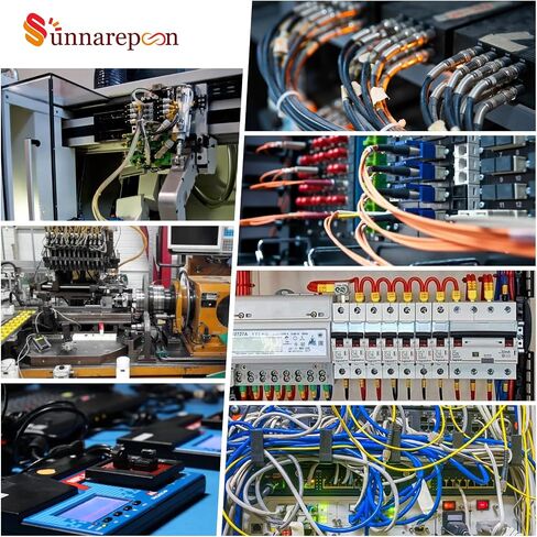 أنبوب قابل للانكماش من SUNNAREPOON لإدارة الكابلات، نسبة 2 في 1، بطانة غير لاصقة، نول سلكي يتقلص بالحرارة للسيارات لحماية تسخير الأسلاك (3/8 بوصة - 28 قدمًا) in Kuwait