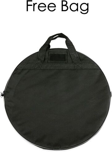 مجموعة الصنج، مجموعة الصنج 14 بوصة/16 ​​بوصة/18 بوصة/20 بوصة (5 قطع) | تتضمن حقيبة الصنج مجانًا (ذهبي) in Kuwait