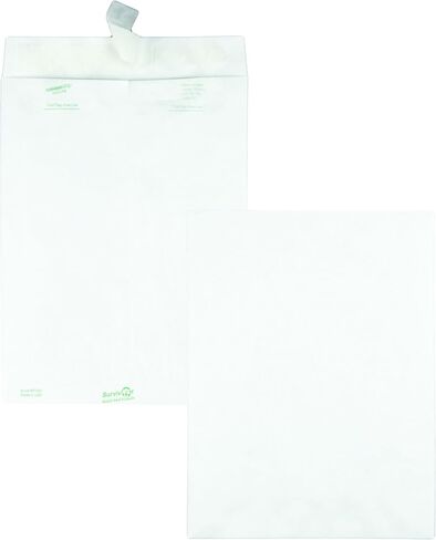 Quality Park Survivor R1580 Tyvek Mailer (صندوق من 100) وQuality Park Survivor خفيف الوزن 14 رطل Tyvek Open End 1.5 بوصة بريد توسيع in Saudi Arabia