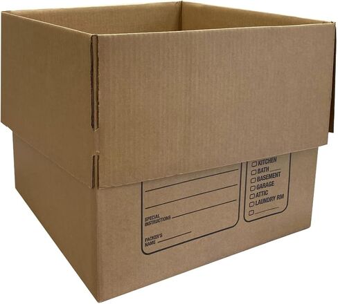 Uboxes 10 Premium Medium Moving Boxes 18x18x16" Cardboard Box in Saudi Arabia