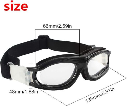 Andux Basketball Soccer Football Sports Protective Eyewear Goggles Eye Safety Glasses LQYJ-04 in Saudi Arabia