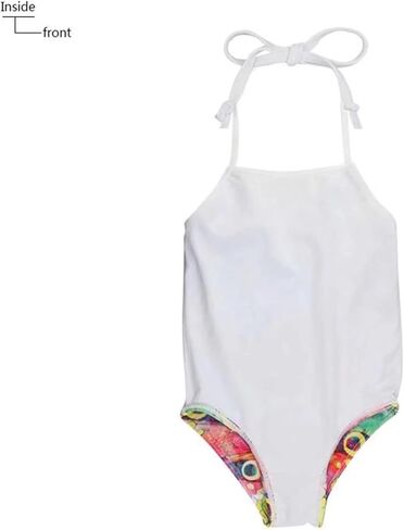 بدلة سباحة صيفية بدون أكمام للفتيات من SEANATIVE للرقص باليه والجمباز وأشرطة قابلة للتعديل in Kuwait