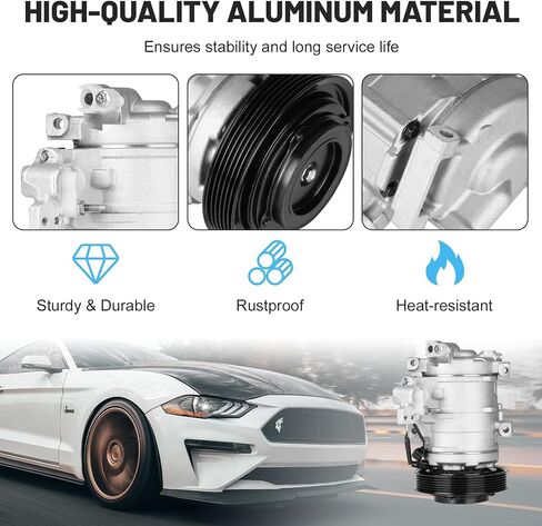 New AC Air Condition Compressor with Clutch for 3.5L Honda Pilot 2008-2015, Honda Odyssey 2008-2017, Honda Ridgeline 2009-2014, Acura MDX 3.7L 2007-2013 in Saudi Arabia