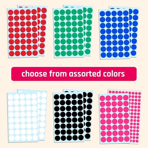 2000 Pack, 3/4" Round Dot Stickers Circle Labels - Green in Kuwait