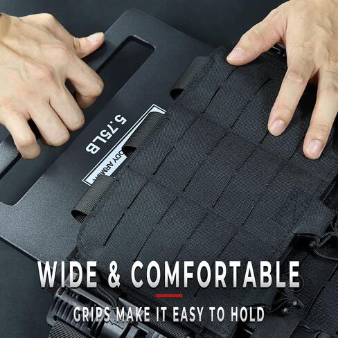 ألواح سترة الوزن من Tacsnake بوزن 5.75 رطل/ 8.75 رطل/ 14.75 رطل للسترة الموزونة، وتدريبات القوة، والجري، والتمرين in Kuwait