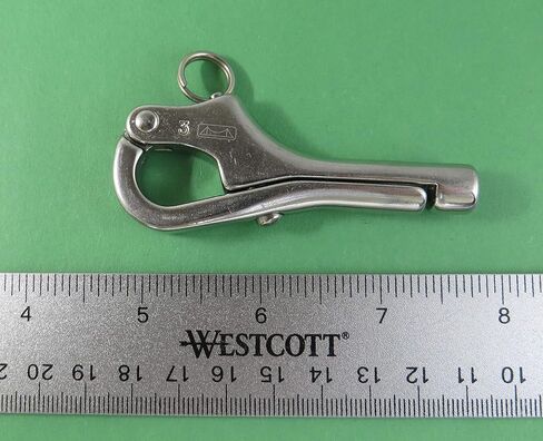 US Stainless Stainless Steel 316 Pelican Hook M6 Course Thread Pitch of 1 Marine Grade in Saudi Arabia