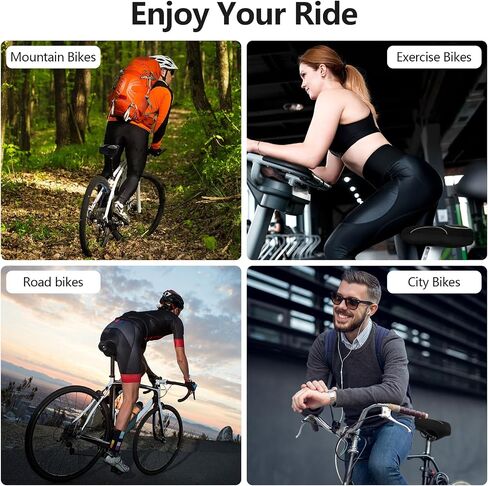 Bike Seat Cushion Gel Padded Bike Seat Cover Extra Soft Comfy for Men Women Comfort,with Peloton Stationary, Exercise, Mountain Bikes, Road & Electric in Saudi Arabia