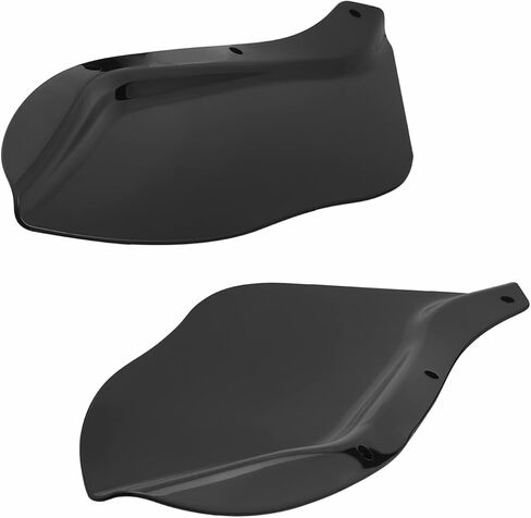 Twilight Garage قطعتان من عاكسات الهواء الانسيابية وأجنحة جانبية للزجاج الأمامي وغطاء جانبي متوافق مع Harley Davidson Street Glide Electra Glide Tri Glide 1996-2013 in Saudi Arabia
