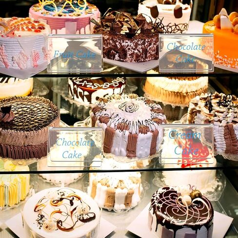 20 عبوة من لافتة سبورة صغيرة من الأكريليك، علامات سبورة صغيرة سوداء على سطح الطاولة من AITEE، سبورة سبورة صغيرة للخيمة لحفلات الزفاف، وحفلات أعياد الميلاد، ولافتات لوحة الرسائل، والبوفيه، والمخابز، وتسمية البيع بالتجزئة in Kuwait