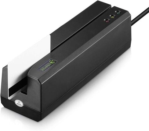 IT OSAYDE 605U Magnetic Card Reader, 3 Tracks Writer Encoder Scanner, Free Software to Install, Easily Use for Credit Card, Debit Card, Gift Card All Magnetic Swipe Card in Kuwait