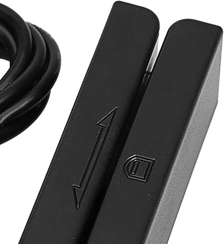 بطاقة ائتمان ذات شريط مغناطيسي من Ejoyous، USB 3 مسارات Hi Co قارئ بطاقات الائتمان Swiper Magstripe Swipe Card MSR90 لنقطة البيع (POS)، التحكم في الوصول، التحقق من الهوية in Saudi Arabia