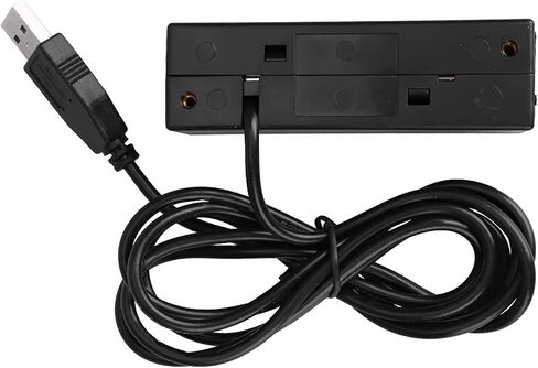 بطاقة ائتمان ذات شريط مغناطيسي من Ejoyous، USB 3 مسارات Hi Co قارئ بطاقات الائتمان Swiper Magstripe Swipe Card MSR90 لنقطة البيع (POS)، التحكم في الوصول، التحقق من الهوية in Saudi Arabia