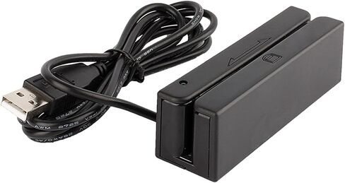 Zeroone قارئ بطاقات الائتمان، قارئ بطاقات الشريط المغناطيسي Msr90 USB 3 مسارات POS نظام بطاقة الائتمان أمين الصندوق ميني ماج قارئ السرعة Swiper in Kuwait
