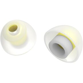 LEPIC nuon Boost Spatial eartips, 2 Pairs Package, Spatial eartips, Next Generation eartips, Soft Grip, Compatible with Wired Earphones, Earbuds, Noise Cancelling Earbuds (L)