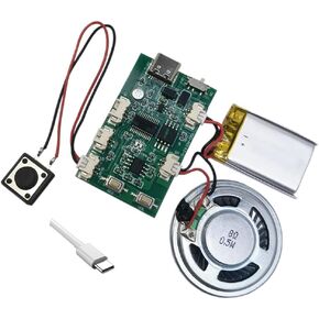 Gikfun DIY Light Sensor Sound Module Push Button Recordable Sound Chip Plays 8M Memory Speaker Control Card for DIY Projects, and Holiday Crafts EK8484