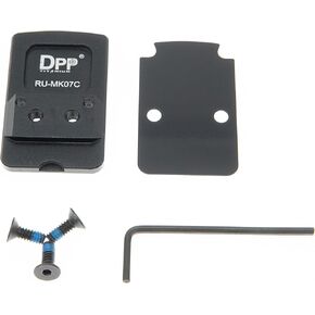 DPP Titanium Rear Sight Dovetail Mount for Ruger P85/95/97,MK Series Trijicon RMR/SRO&Holosun 407C/507C/508T