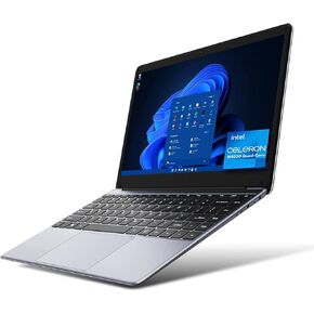 CHUWI HeroBook Pro 14.1'' Laptop, 256GB SSD 8GB RAM, Windows 11 Laptop, 1TB SSD Expand, Intel Celeron N4020(up to 2.8GHz), 2K FHD IPS Display, Ultra Slim, Mini-HDMI, 5G WiFi, USB3.0, Webcam,TF Card