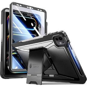ZtotopCases for iPad Pro 13 Inch Case 2024 M4 7th Gen/Pro 12.9 Inch 6th/5th/4th Generation 2022/2021/2020, Full Body Protective Rugged Cover with [Pencil Holder+Screen Protector] for iPad Pro 13,Black