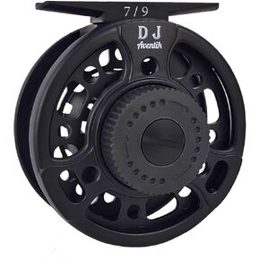 Aventik DJ Fly Reel 3/5 5/7 7/9 Super Large Arbor Fly Fishing Reel Fresh Water and Salt Water Aluminum Fly Reel Three Colors to Choose