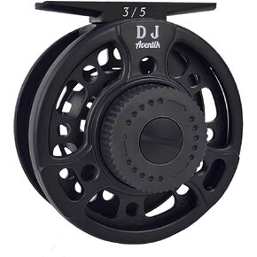 Aventik DJ Fly Reel 3/5 5/7 7/9 Super Large Arbor Fly Fishing Reel Fresh Water and Salt Water Aluminum Fly Reel Three Colors to Choose