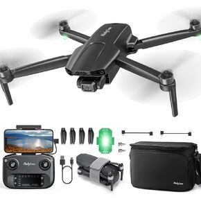 Holyton GPS Drone with 4K Camera for Adults HT70,3-Axis Brushless Gimbal Drone,10000ft 5G WiFi Transmission,31-Min Flight Time,GPS Auto Return, FAA Comply,Follow me,QuickShot,Night vision